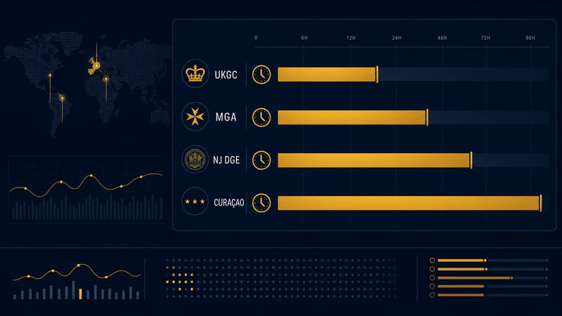 Casino withdrawal times by regulator — data overview